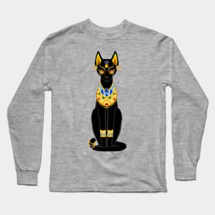 Cat Ancient Egypt Deity Sacred Animal 2 Long Sleeve T-Shirt